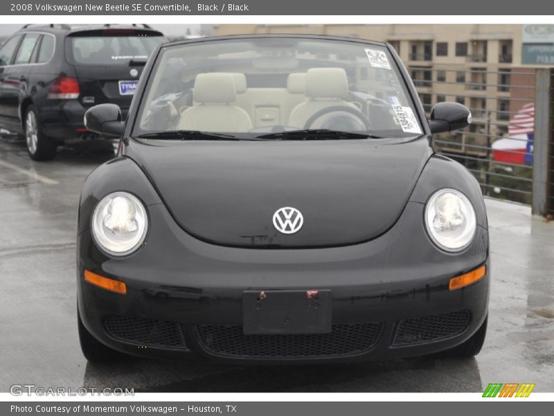Black / Black 2008 Volkswagen New Beetle SE Convertible