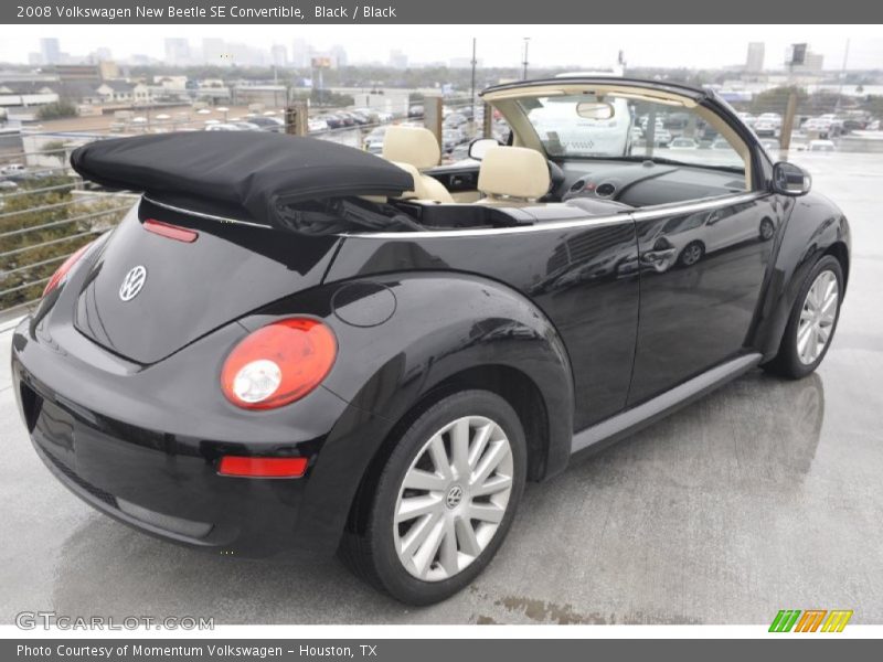 Black / Black 2008 Volkswagen New Beetle SE Convertible