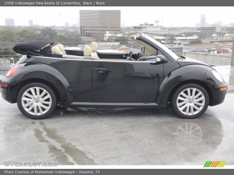 Black / Black 2008 Volkswagen New Beetle SE Convertible