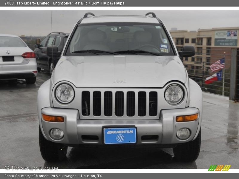 Bright Silver Metallic / Light Taupe/Taupe 2003 Jeep Liberty Limited