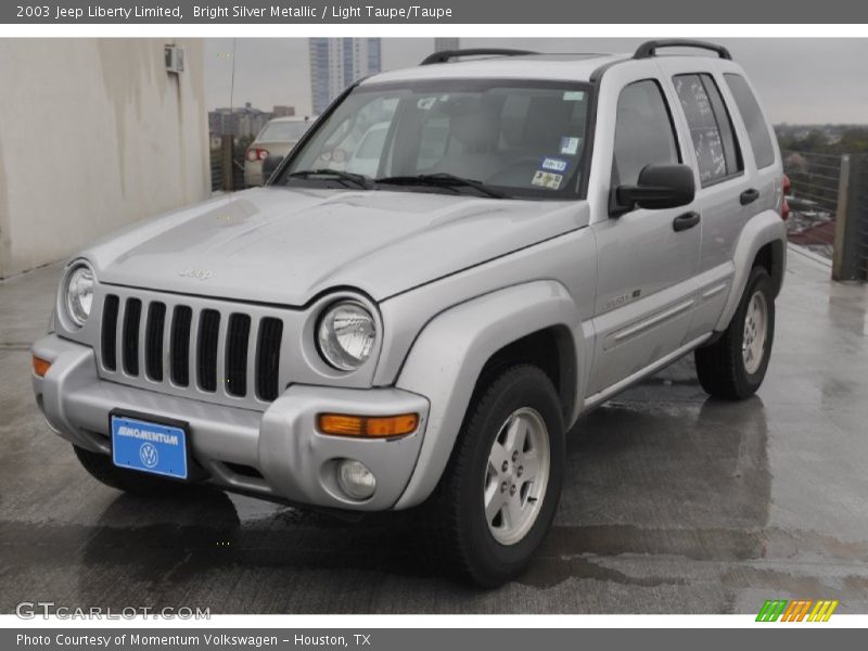 Bright Silver Metallic / Light Taupe/Taupe 2003 Jeep Liberty Limited