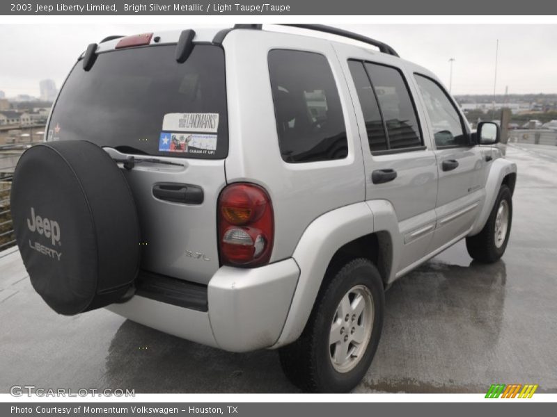 Bright Silver Metallic / Light Taupe/Taupe 2003 Jeep Liberty Limited