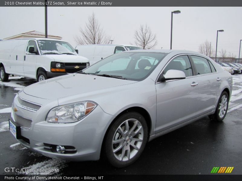 Silver Ice Metallic / Ebony 2010 Chevrolet Malibu LTZ Sedan