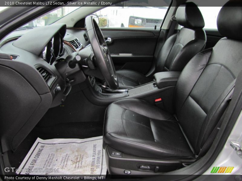  2010 Malibu LTZ Sedan Ebony Interior