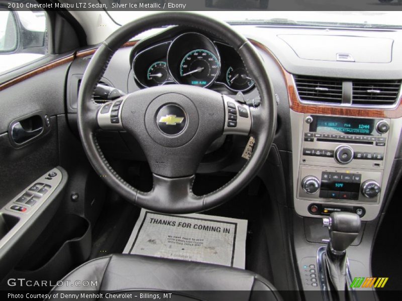 Silver Ice Metallic / Ebony 2010 Chevrolet Malibu LTZ Sedan