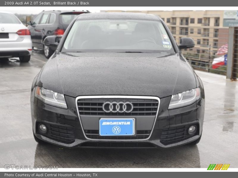 Brilliant Black / Black 2009 Audi A4 2.0T Sedan