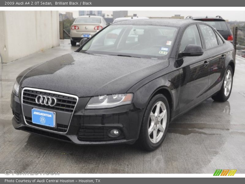 Brilliant Black / Black 2009 Audi A4 2.0T Sedan