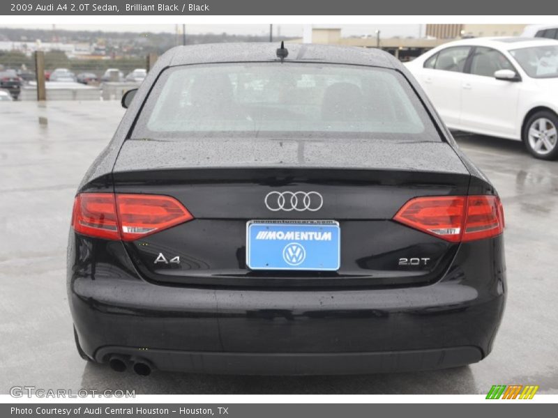 Brilliant Black / Black 2009 Audi A4 2.0T Sedan