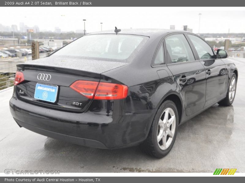 Brilliant Black / Black 2009 Audi A4 2.0T Sedan