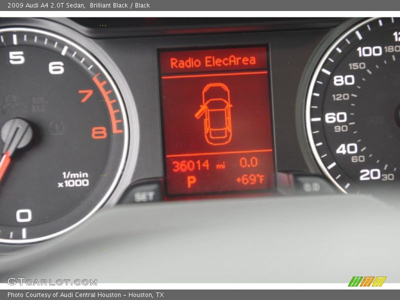 Brilliant Black / Black 2009 Audi A4 2.0T Sedan