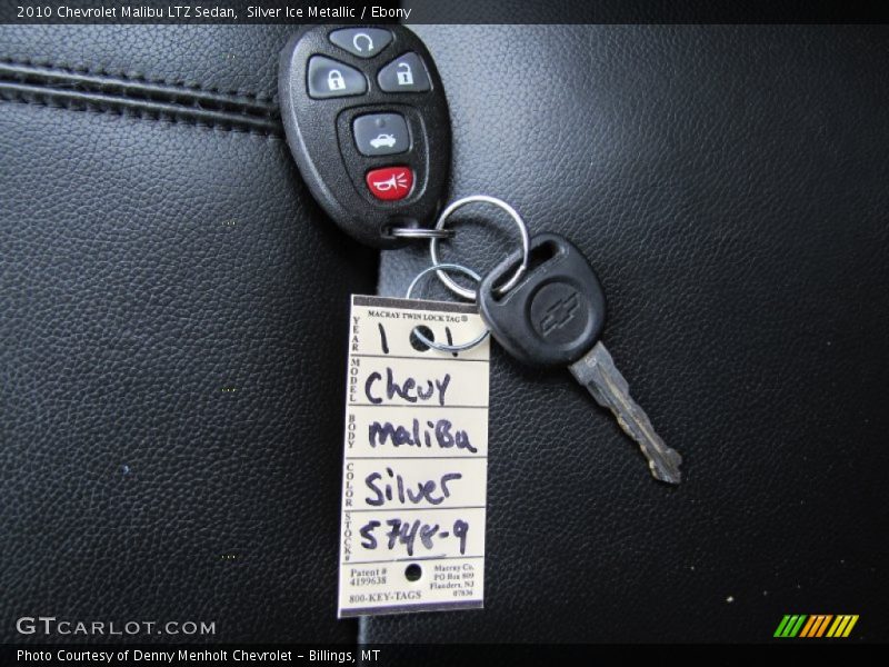 Silver Ice Metallic / Ebony 2010 Chevrolet Malibu LTZ Sedan