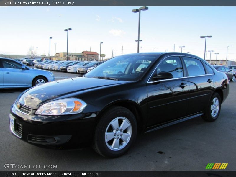 Black / Gray 2011 Chevrolet Impala LT