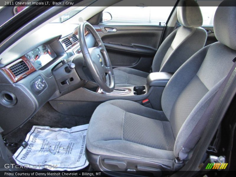 Black / Gray 2011 Chevrolet Impala LT