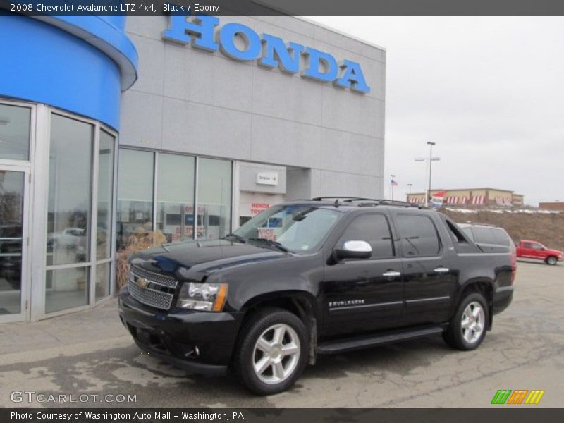 Black / Ebony 2008 Chevrolet Avalanche LTZ 4x4