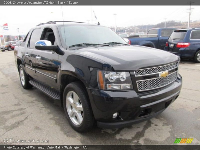 Black / Ebony 2008 Chevrolet Avalanche LTZ 4x4