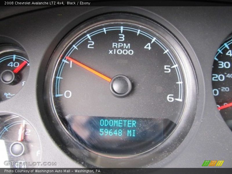 Black / Ebony 2008 Chevrolet Avalanche LTZ 4x4