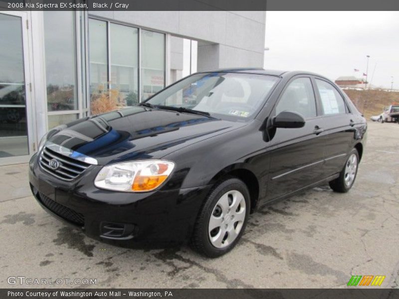 Front 3/4 View of 2008 Spectra EX Sedan