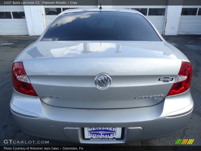Platinum Metallic / Gray 2007 Buick LaCrosse CX