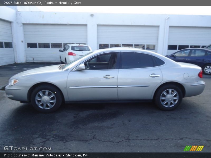 Platinum Metallic / Gray 2007 Buick LaCrosse CX