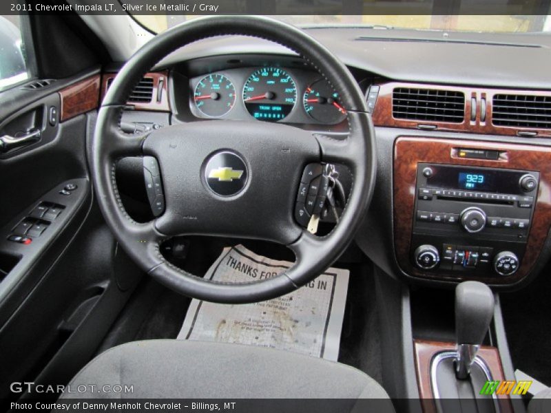 Silver Ice Metallic / Gray 2011 Chevrolet Impala LT