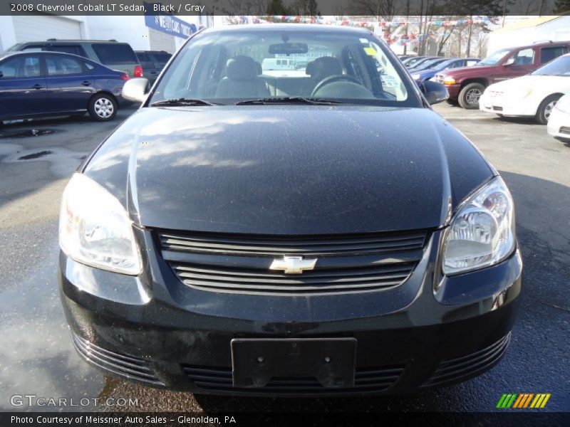 Black / Gray 2008 Chevrolet Cobalt LT Sedan