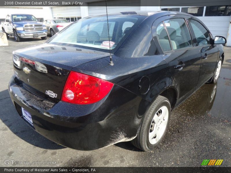 Black / Gray 2008 Chevrolet Cobalt LT Sedan