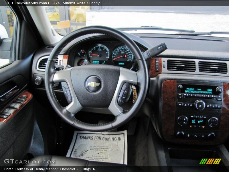 Summit White / Ebony 2011 Chevrolet Suburban LT 4x4