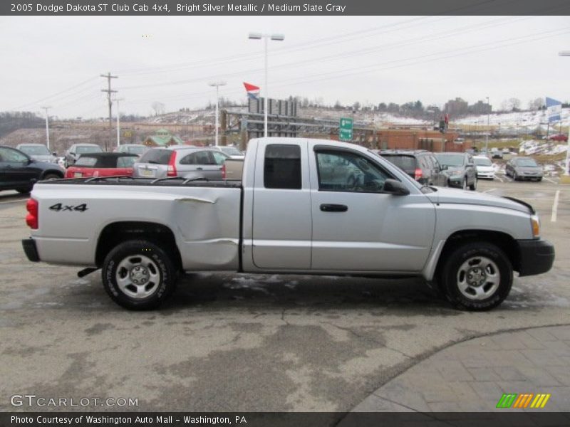Bright Silver Metallic / Medium Slate Gray 2005 Dodge Dakota ST Club Cab 4x4