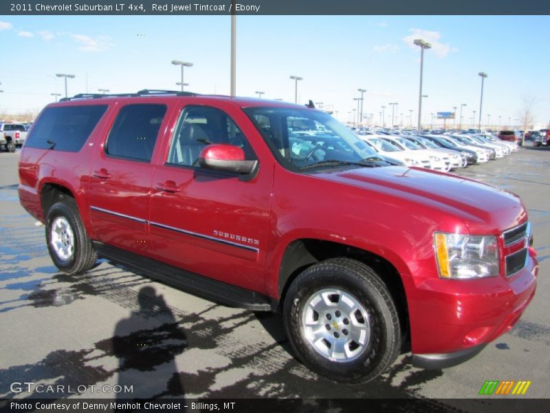 Red Jewel Tintcoat / Ebony 2011 Chevrolet Suburban LT 4x4