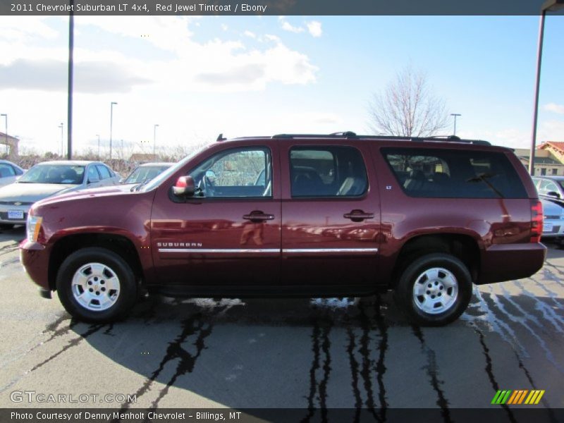 Red Jewel Tintcoat / Ebony 2011 Chevrolet Suburban LT 4x4
