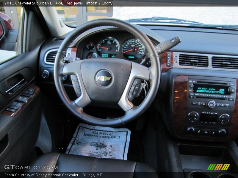 Red Jewel Tintcoat / Ebony 2011 Chevrolet Suburban LT 4x4