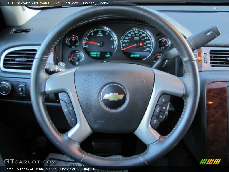 Red Jewel Tintcoat / Ebony 2011 Chevrolet Suburban LT 4x4
