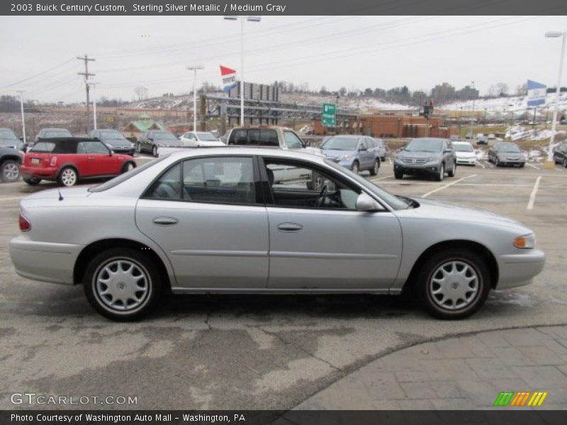 Sterling Silver Metallic / Medium Gray 2003 Buick Century Custom