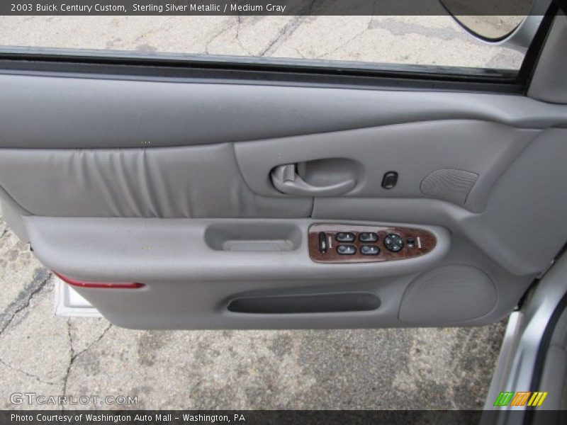 Sterling Silver Metallic / Medium Gray 2003 Buick Century Custom