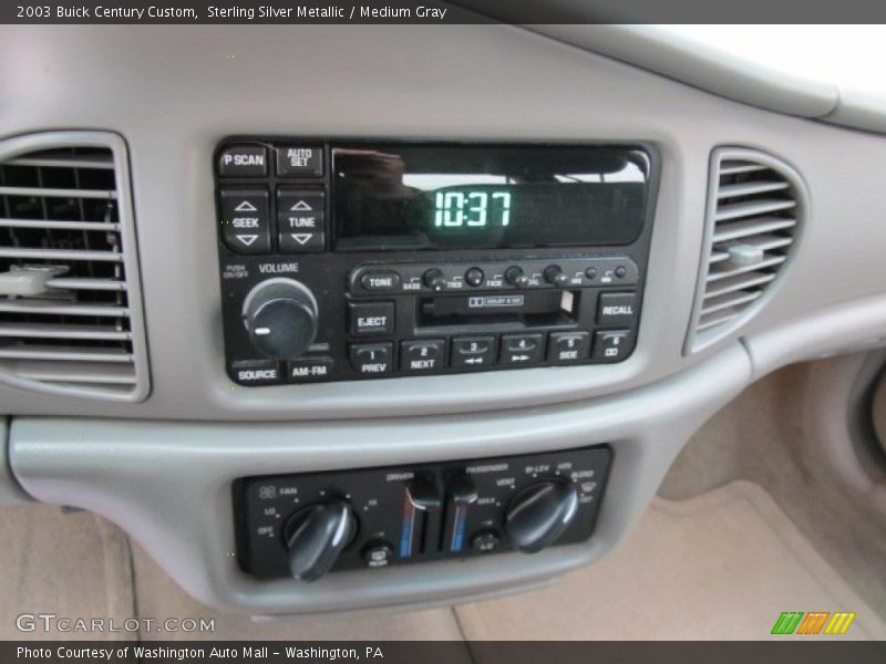 Sterling Silver Metallic / Medium Gray 2003 Buick Century Custom