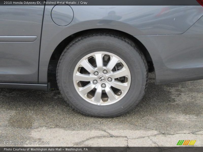 Polished Metal Metallic / Gray 2010 Honda Odyssey EX
