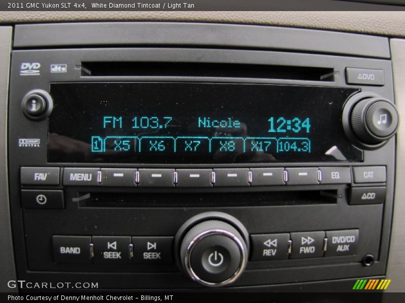 White Diamond Tintcoat / Light Tan 2011 GMC Yukon SLT 4x4