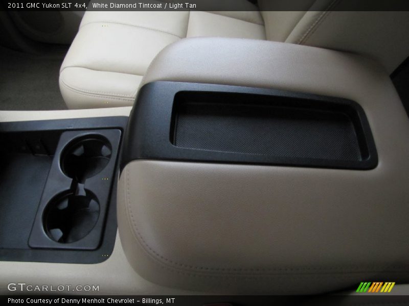 White Diamond Tintcoat / Light Tan 2011 GMC Yukon SLT 4x4