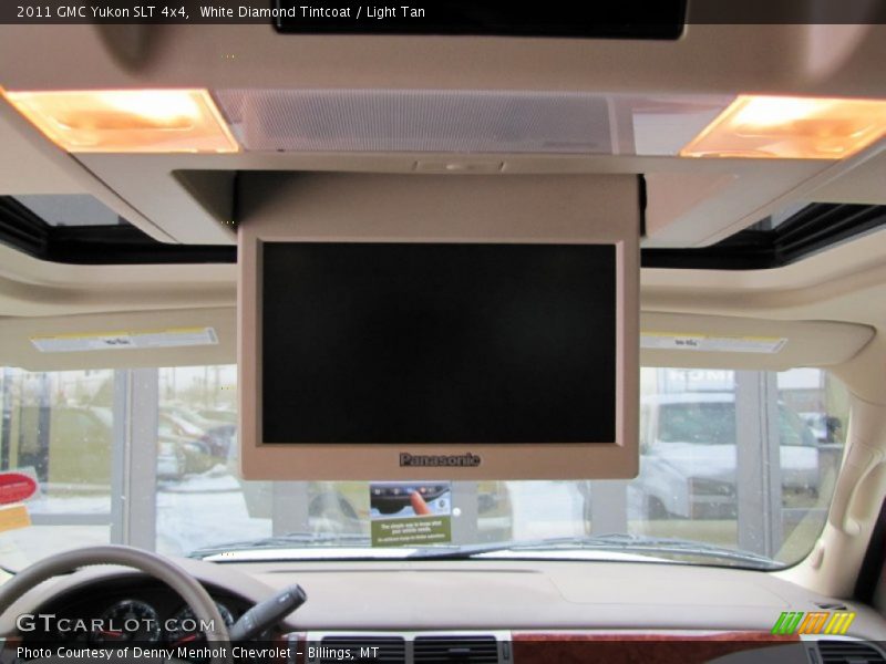 White Diamond Tintcoat / Light Tan 2011 GMC Yukon SLT 4x4