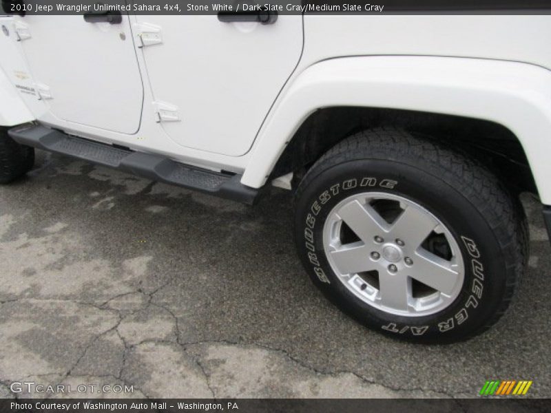 Stone White / Dark Slate Gray/Medium Slate Gray 2010 Jeep Wrangler Unlimited Sahara 4x4