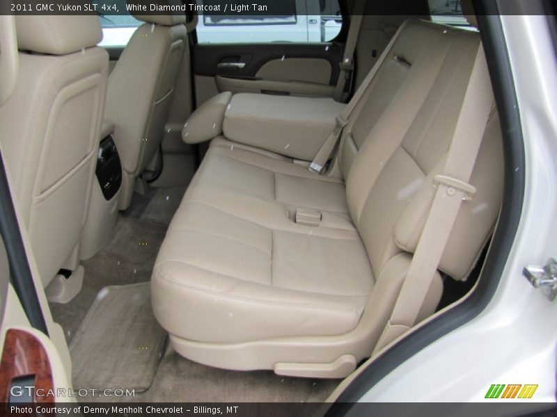 White Diamond Tintcoat / Light Tan 2011 GMC Yukon SLT 4x4