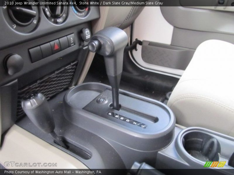 Stone White / Dark Slate Gray/Medium Slate Gray 2010 Jeep Wrangler Unlimited Sahara 4x4