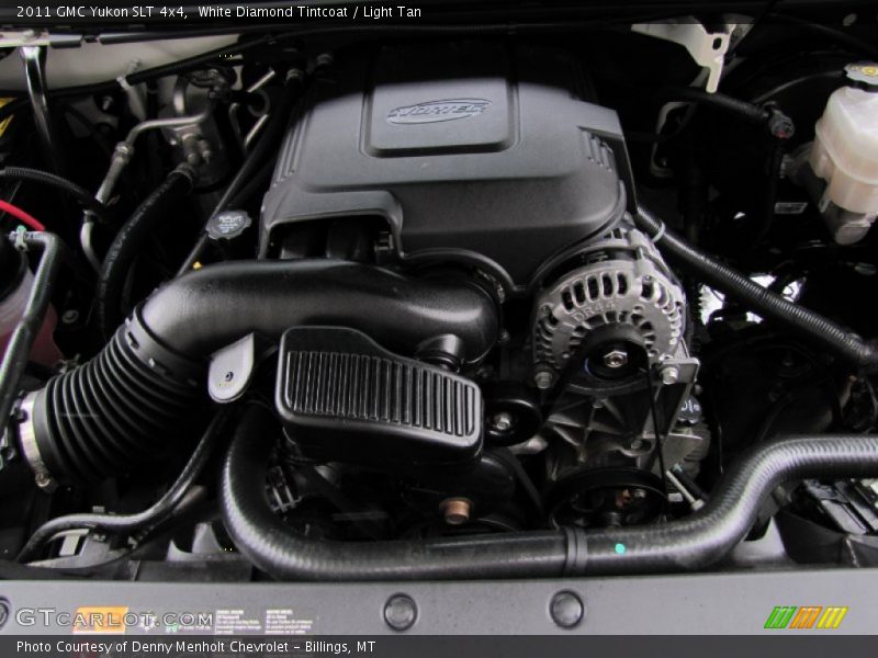 White Diamond Tintcoat / Light Tan 2011 GMC Yukon SLT 4x4