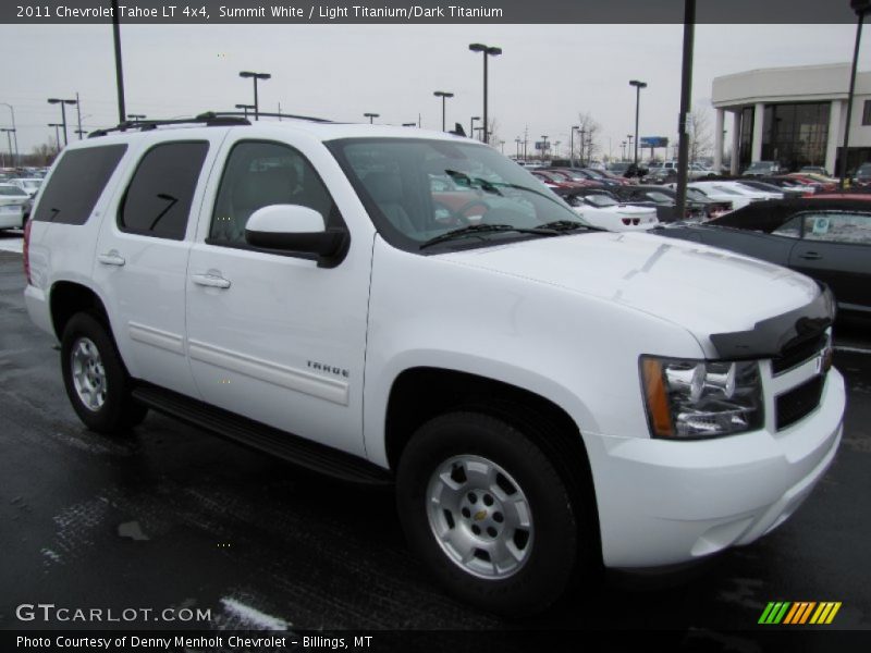 Summit White / Light Titanium/Dark Titanium 2011 Chevrolet Tahoe LT 4x4