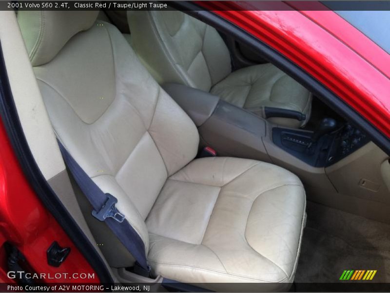 Classic Red / Taupe/Light Taupe 2001 Volvo S60 2.4T