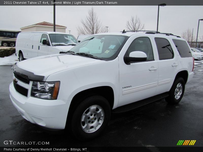 Summit White / Light Titanium/Dark Titanium 2011 Chevrolet Tahoe LT 4x4