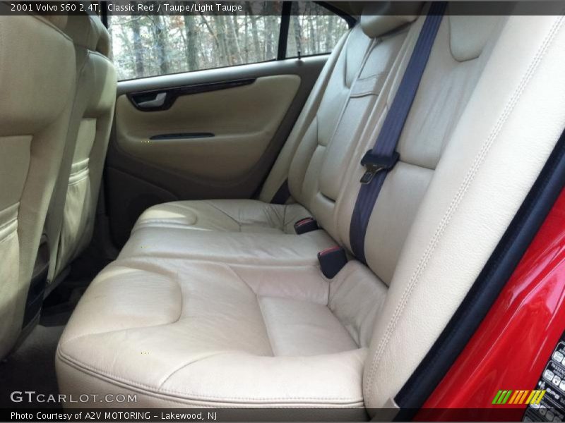 Classic Red / Taupe/Light Taupe 2001 Volvo S60 2.4T