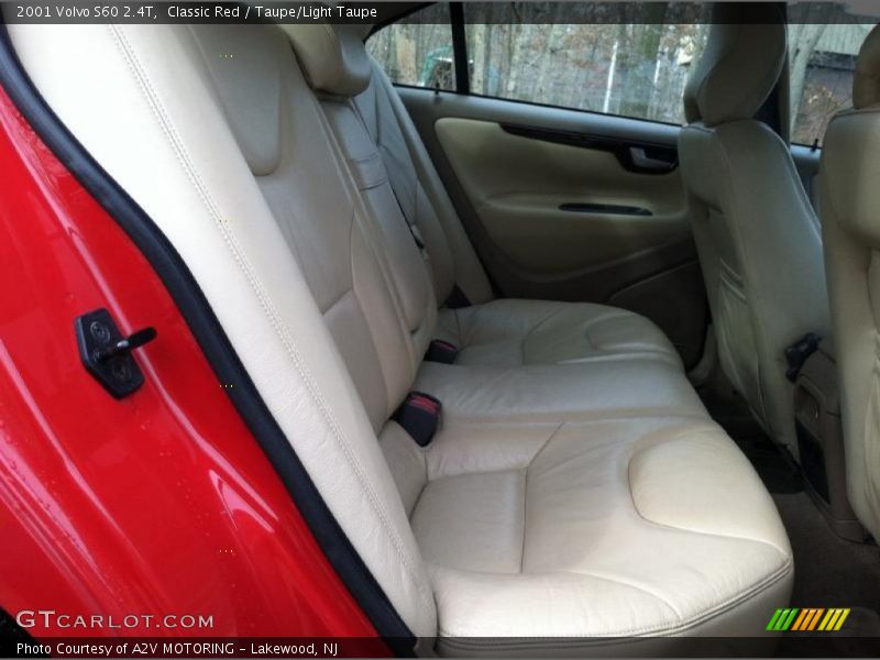 Classic Red / Taupe/Light Taupe 2001 Volvo S60 2.4T