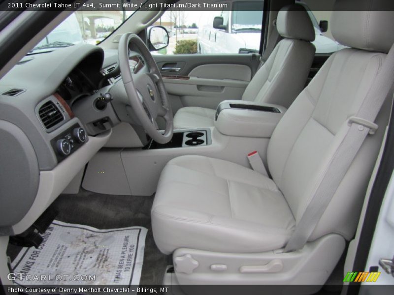 Summit White / Light Titanium/Dark Titanium 2011 Chevrolet Tahoe LT 4x4