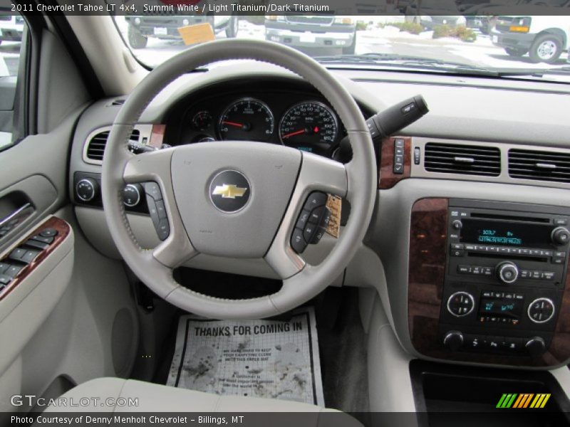Summit White / Light Titanium/Dark Titanium 2011 Chevrolet Tahoe LT 4x4